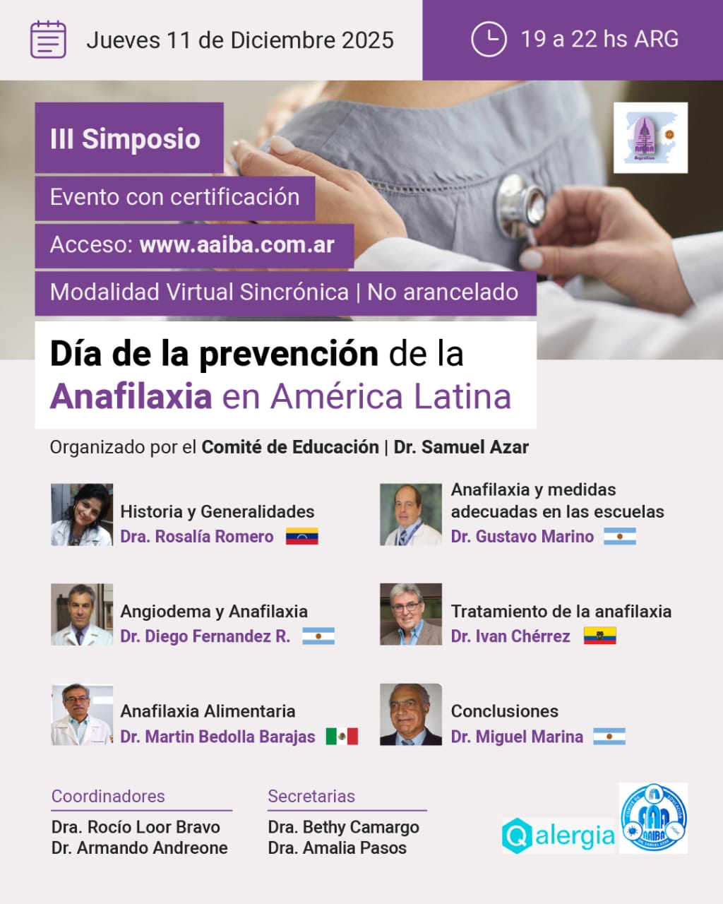 III Simposio - Anafilaxia en América Latina